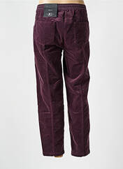 Pantalon droit violet LUISA CERANO pour femme seconde vue