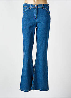 Pantalon flare bleu CAROLINE BISS pour femme