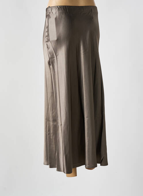 Jupe longue marron LUISA CERANO pour femme