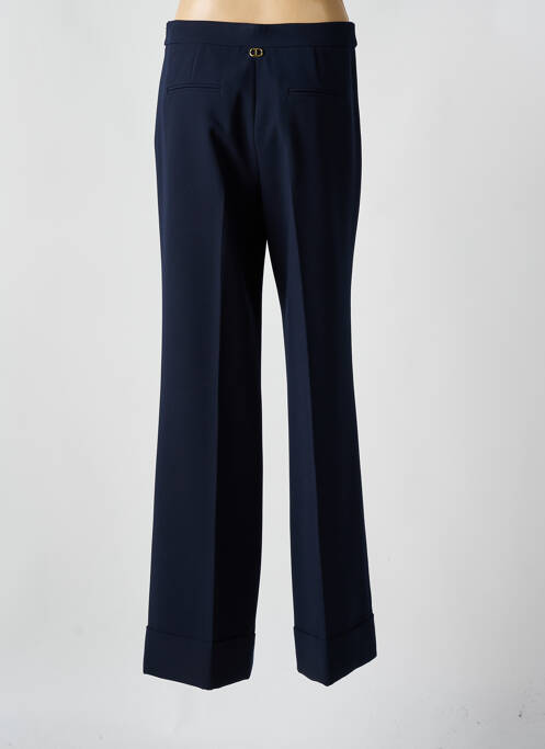 Pantalon droit bleu TWINSET pour femme