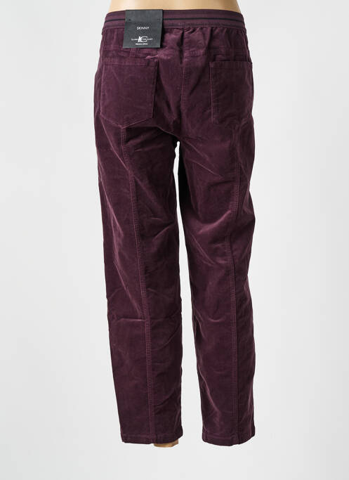 Pantalon droit violet LUISA CERANO pour femme