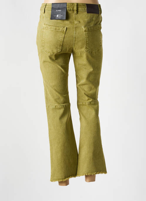 Pantalon flare vert LUISA CERANO pour femme