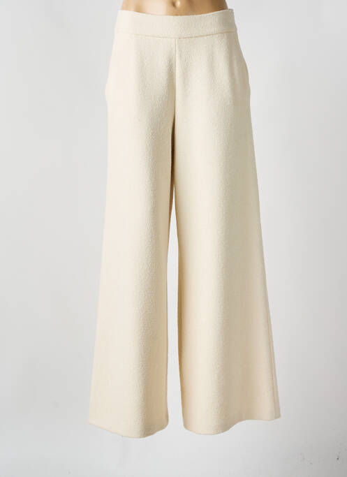 Pantalon large beige CAROLINE BISS pour femme