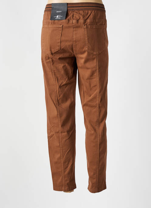 Pantalon slim marron LUISA CERANO pour femme
