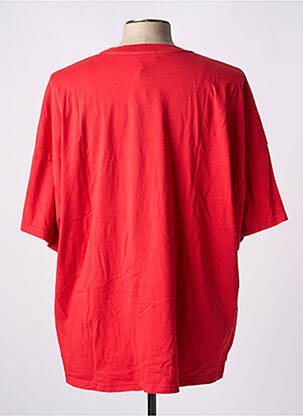 T-shirt coupe droite manches courtes rouge AMERICAN VINTAGE femme