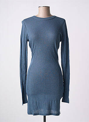 Robe courte bleu AMERICAN VINTAGE pour femme
