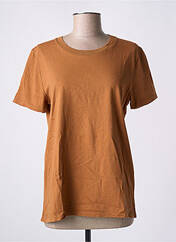 T-shirt marron AMERICAN VINTAGE pour femme seconde vue