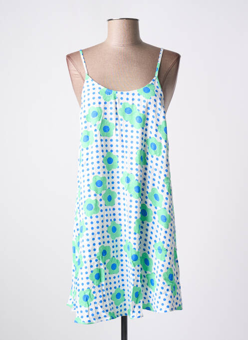 Robe courte bleu AMERICAN VINTAGE pour femme