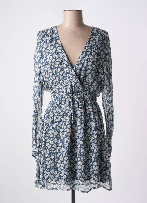 Robe courte bleu AMERICAN VINTAGE pour femme