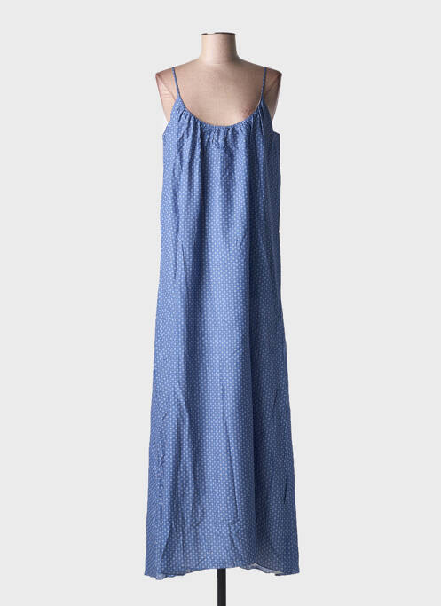 Robe longue bleu AMERICAN VINTAGE pour femme