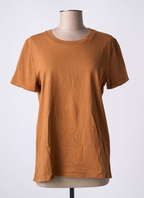 T-shirt marron AMERICAN VINTAGE pour femme