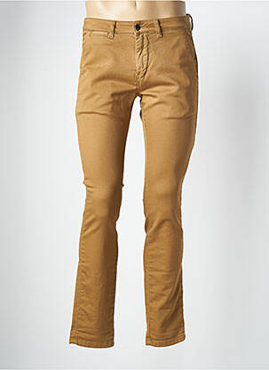 Pantalon chino stretch taille normale marron LE TEMPS DES CERISES homme