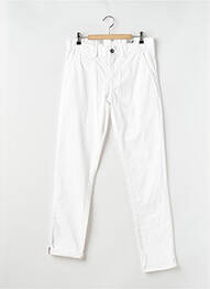 Pantalon chino tissage popeline taille normale blanc HERO SEVEN homme