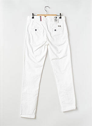 Pantalon chino tissage popeline taille normale blanc HERO SEVEN homme