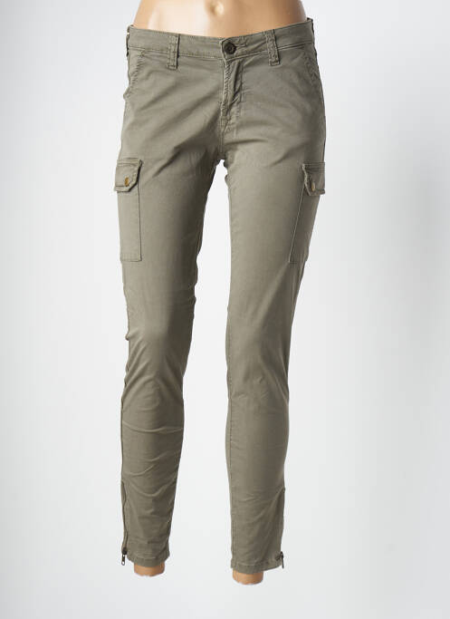 Pantalon cargo vert LE TEMPS DES CERISES pour femme