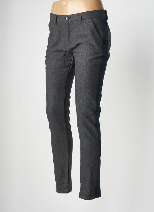Pantalon chino gris REIKO pour femme