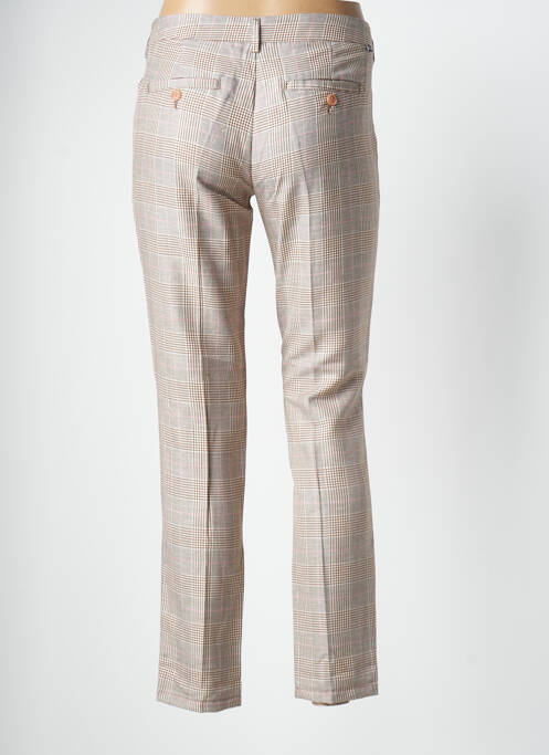 Pantalon chino marron REIKO pour femme