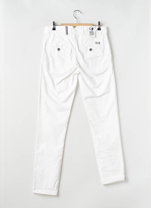 Pantalon chino blanc HERO SEVEN pour homme