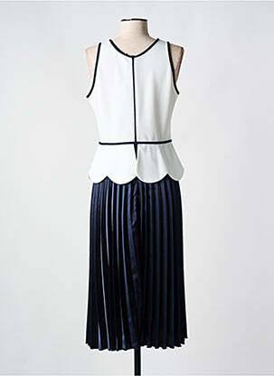 Robe mi-longue sans manche sans manche bleu RINASCIMENTO femme