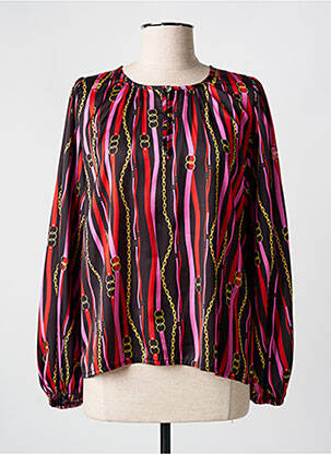 Blouse col rond manches longues noir RINASCIMENTO femme