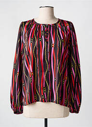 Blouse col rond manches longues noir RINASCIMENTO femme