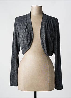 Boléro maille fine gris DECA femme
