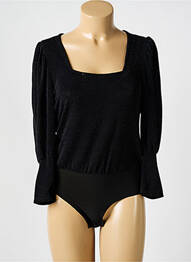Body stretch manches 3/4 noir DINA & DESS femme