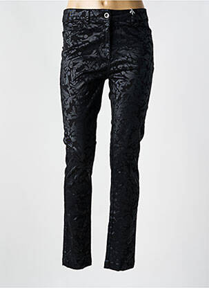 Pantalon slim stretch taille normale noir 7 SEASONS femme