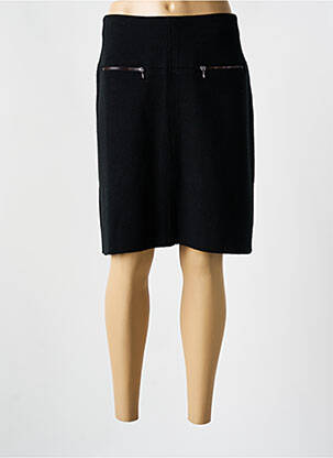 Jupe mi-longue stretch noir LE PETIT BAIGNEUR femme