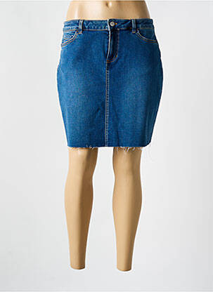 Jupe courte poches bleu TOM TAILOR femme