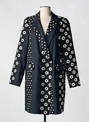 Manteau long noir HIPPOCAMPE pour femme seconde vue