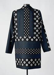 Manteau long noir HIPPOCAMPE pour femme seconde vue