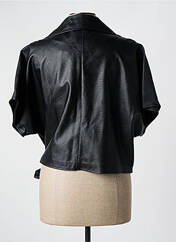 Veste simili cuir noir INA EXCLUSIV pour femme seconde vue