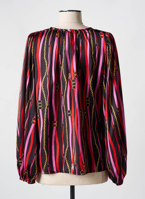 Blouse col rond manches longues noir RINASCIMENTO femme