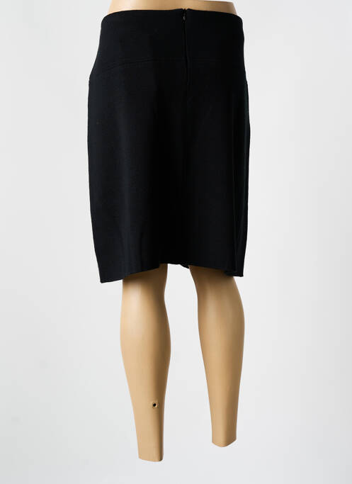 Jupe mi-longue coupe droite noir LE PETIT BAIGNEUR femme