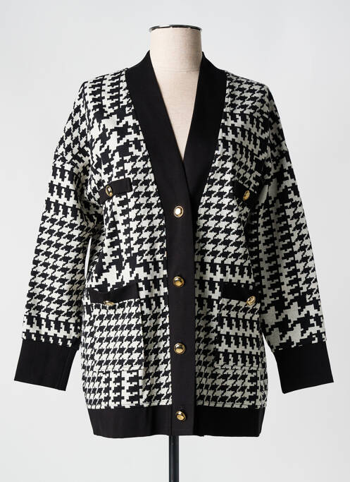 Gilet manches longues noir RINASCIMENTO pour femme