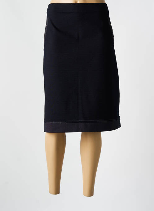 Jupe mi-longue bleu CHRISTINE LAURE pour femme