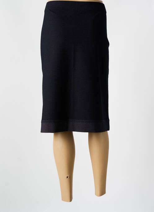 Jupe mi-longue bleu CHRISTINE LAURE pour femme