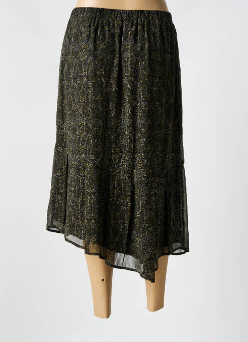 Jupe mi-longue vert MADO ET LES AUTRES pour femme