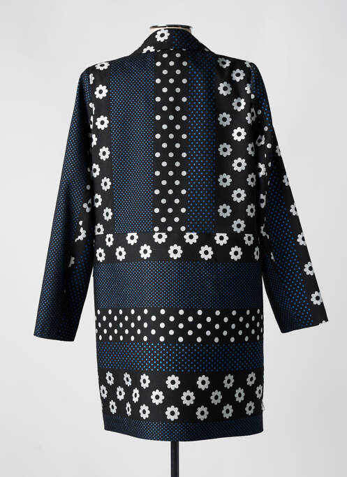 Manteau long noir HIPPOCAMPE femme