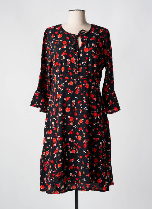 Robe mi-longue noir CHRISTINE LAURE pour femme