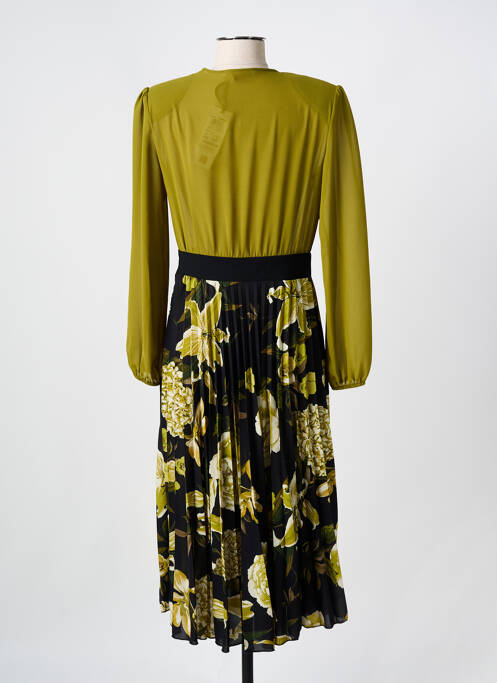 Robe mi-longue vert RINASCIMENTO femme