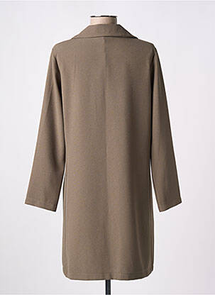 Robe mi-longue manches longues manches longues vert PAKO LITTO femme