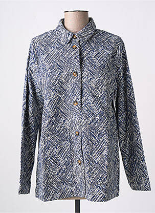 Veste casual coupe droite bleu LA PETITE ETOILE femme