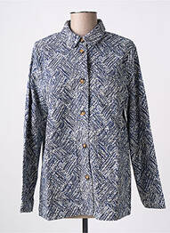 Veste casual coupe droite bleu LA PETITE ETOILE femme