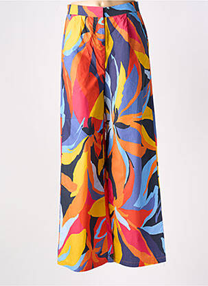 Pantalon large tissage popeline orange LA PETITE ETOILE femme