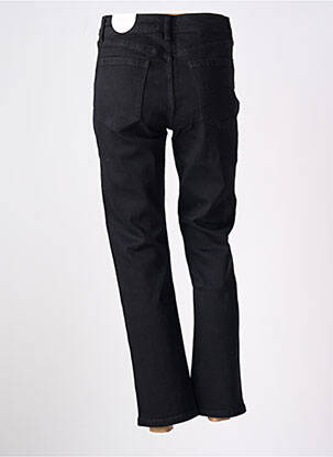 Pantalon 7/8 fermeture zippée sous rabat boutonné noir ORAIJE femme