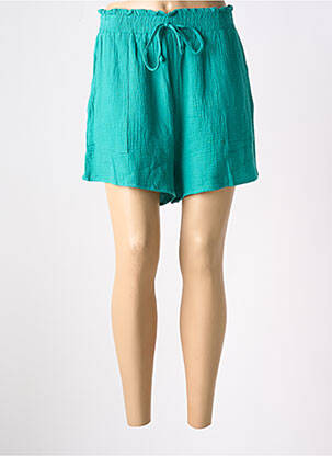 Short coupe droite vert GRACE & MILA femme