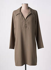 Robe mi-longue vert PAKO LITTO pour femme seconde vue