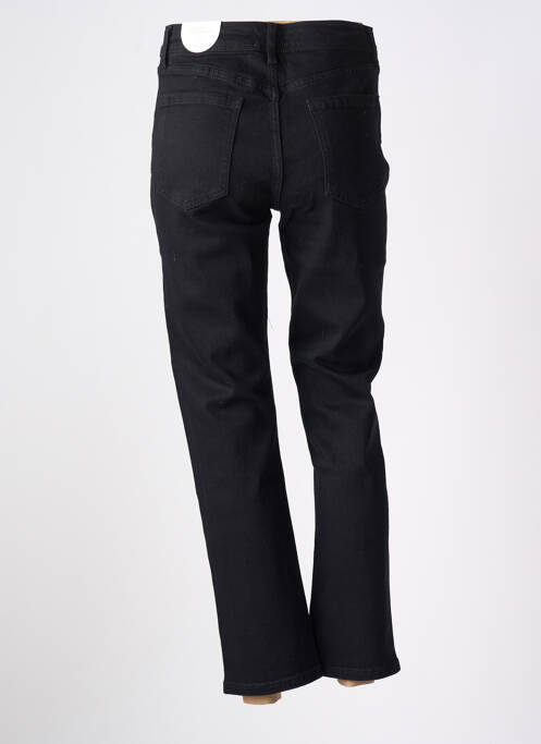 Pantalon 7/8 fermeture zippée sous rabat boutonné noir ORAIJE femme